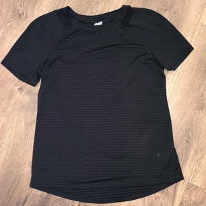 Avía Black Workout Tee- Size Small (4-6)